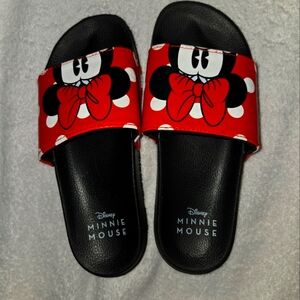 Disney Red and Black Minnie Mouse Sandals